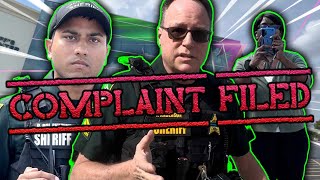 Sergeant Violates 1st Amendment After Lazy Investigation  Formal Complaint Submitted [upl. by Caldera]