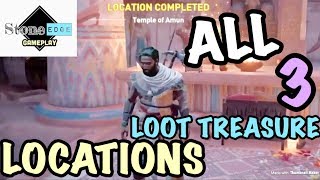 Assassin’s Creed Origins  Temple Of Amun Loot Treasure Locations [upl. by Zobias787]