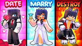 Minecraft but DATE MARRY DESTROY [upl. by Aratak]