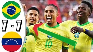 Brazil vs Venezuela 11  Full Match Highlights  2024 WCQ [upl. by Aicilf]