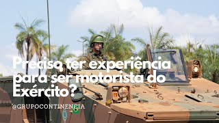 Preciso ter experiência para ser motorista do Exército [upl. by Cusack]