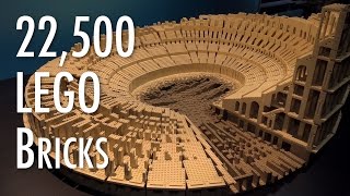 LEGO Roman Colosseum  Museum of Science and Industry [upl. by Couq584]