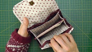 Cómo hacer una CARTERA MONEDERO Profesional  How to make Designer PURSE at Home [upl. by Yablon643]