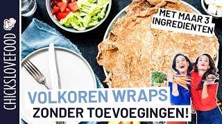 ZELF VOLKOREN WRAPS MAKEN  CHICKSLOVEFOOD [upl. by Lazare259]