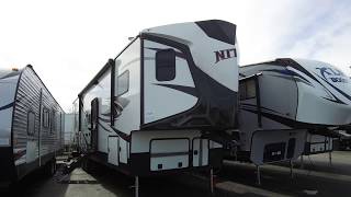 2018 Forest River XLR Nitro 35VL5 Fifth Wheel Toy Hauler Quick Video Tour [upl. by Marucci]