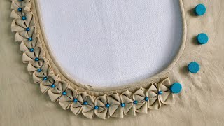 Latest and Easy Neck Design for KurtiSuit Cutting and Stitching [upl. by Jepson14]