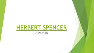 Herbert Spencer In The History Of Sociology [upl. by Hebert836]