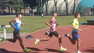 Campionati regionali Allievi 800m  Vittoria per Simone Romeo e Annaluce Francese [upl. by Aseram]