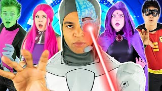 Can TEEN TITANS save EVIL CYBORG [upl. by Solberg]