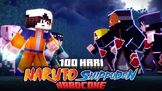 100 Hari di Minecraft Hardcore tapi jadi NARUTO SHIPPUDEN [upl. by Vincents]