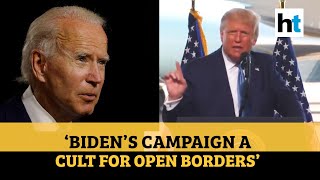 ‘Puppet of a radical left wing movement’ Trump attacks Biden on immigration [upl. by Craggie]