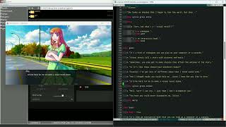 Real time preview by RenPy and Vim [upl. by Sacks]