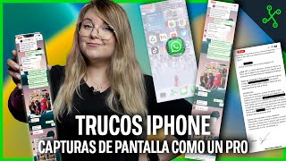 Si haces CAPTURAS DE PANTALLA con tu IPHONE NO te puedes PERDER estos TRUCOS 🔥🔥 [upl. by Ddal]