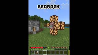 Minecraft Java VS Bedrock 🤯 [upl. by Melvena240]