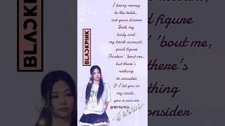 Typa Girl Jennie Rap lyrics viral kpop shortsfeed trending shorts youtubeshorts ytshorts yt [upl. by Giguere626]