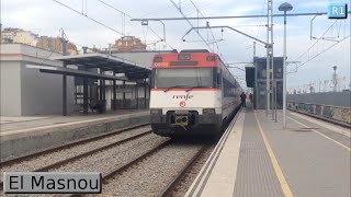 Rodalies Barcelona  El Masnou R1  Renfe Civia  447  2016 [upl. by Tillinger9]