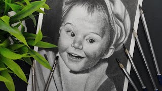 Easy Realistic pencil drawing  Timelapse video [upl. by Suirauqed]