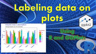 Plot in R Adding data labels to R plots Data Visualization using R  GGplot2 P [upl. by Miquela]