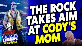 WWE Smackdown 31524 Review  THE ROCK Mocks Cody Rhodes Crying And Takes Aim At Codys MOTHER 😂 [upl. by Biernat]