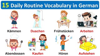 Meine Tägliche Routine  Daily Routines in German [upl. by Hamford]