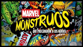 LOS MONSTRUOS DE MARVEL que precedieron a los héroes  Kirby Krackle [upl. by Neellek]