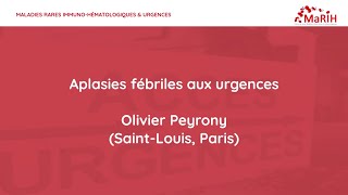 Aplasies fébriles aux urgences [upl. by Enrobyalc728]