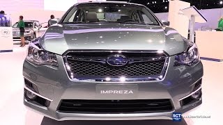 2016 Subaru Impreza Pzev AWD  Exterior and Interior Walkaround  2015 LA Auto Show [upl. by Isteb]