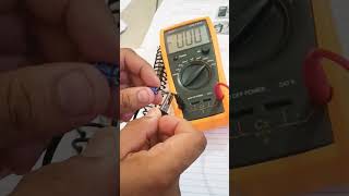 Measuring capacitor using Capacitance meterexperiment physics shorts funmeasurement [upl. by Sukhum]