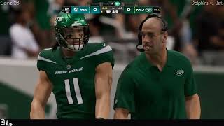 Dolphins vs Jets  GFL NFL Game 28 [upl. by Aseefan533]