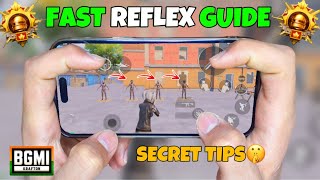 BEST TIPS for BETTER REFLEXES😱 4 Finger Gyroscope Secret Reflex Guide🔥  BGMI PUBG [upl. by Pool]