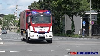 Feuer in Hochhaus  Bullhorngruß WLF4 ABAS Berufsfeuerwehr Darmstadt [upl. by Nohsad31]