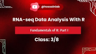 RNASeq Analysis with R  Fundamentals of R Part I 38 [upl. by Nywra]