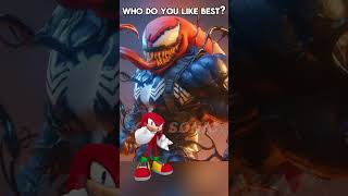 VENOM vs SONIC venom sonic sonic2 venom2 shorts youtubeshorts vs [upl. by Hayman458]