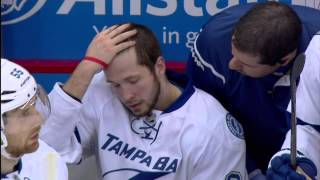 Gotta See It Lightning’s Kucherov gets “Kronwall’d” [upl. by Anivle]