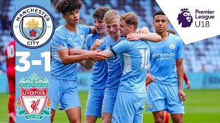 CITY STRETCH UNDER18 PREMIER LEAGUE NORTH ADVANTAGE  Man City 31 Liverpool  Highlights [upl. by Bing444]