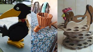 TOP 50 DESIGNER IDEAS OF BEAUTIFUL EASY TO MAKE HANDMADE WOOD WORKING IDEAS WOODEN DECORATIONS IDEAS [upl. by Tterag]