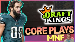 NFL DFS 9162024  Core Plays Sleepers Optimal Build  Monday Night Football  Eagles vs Falcons [upl. by Yhtuv]