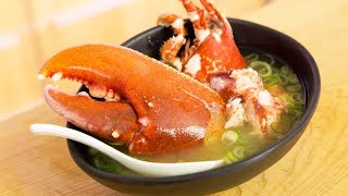 EXTREMELY GRAPHIC Live Lobster Miso Soup [upl. by Andriette]