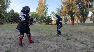 HEMA Combat Sabre VS Backsword 83023 [upl. by Sheri799]