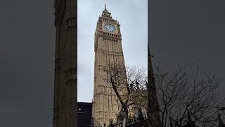 Big Ben striking 12 bigben london uk [upl. by Llertram]