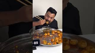 200 SPICY PANI PURI WITH CHOPSTICK CHALLENGE🥵🔥 shorts streetfood panipuri [upl. by Rundgren]