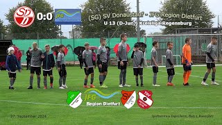 SG SV Donaustauf  JFG Region Dietfurt 00  U 13 DJun Kreisliga Regensburg [upl. by Devon]