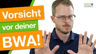 Diese Fehler ruinieren deine BWA [upl. by Alysa]