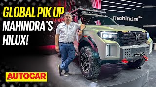 Mahindra Global Pik Up concept  Load lugger  First Look  Autocar India [upl. by Ahtreb]