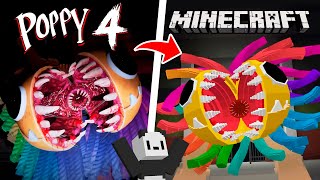 Recriei POPPY PLAYTIME 4 Trailer no MINECRAFT [upl. by Yorled]