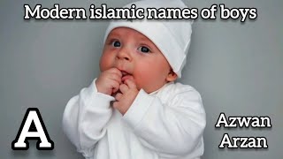 A letter muslim boy names muslimbabyboynames2023 allaboutmomnbaby babyboynames2023 [upl. by Meenen552]