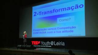 A Magia do Sorriso  Cristina Baptista  TEDxYouthLeiria [upl. by Aramaj]