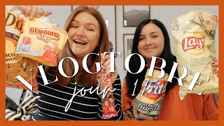 VLOGTOBRE 17 TASTE TEST DE SNACKS AMÉRICAINS AVEC JOHNNEY [upl. by Leasia]