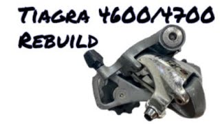 How To Rebuild a Shimano Tiagra 46004700 Derailleur [upl. by Trevethick722]