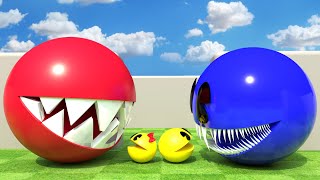 Pacman Vs Blue Metal Monster Pac [upl. by Saile]